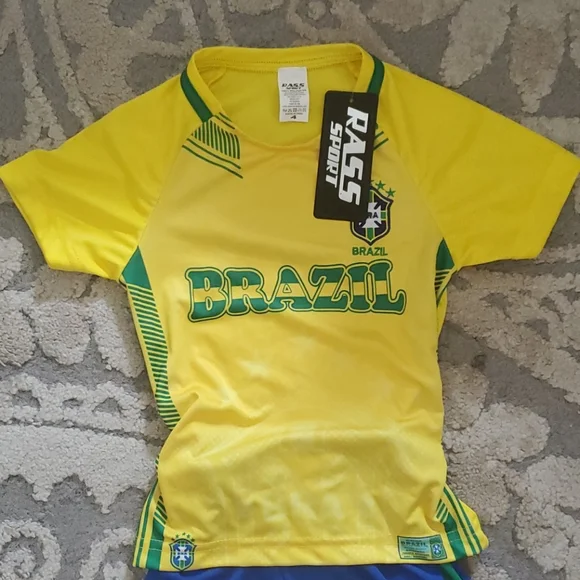 Rass Sport Brazil 4 Soccer Kit New w/Tag Brasil - Picture 2 of 6